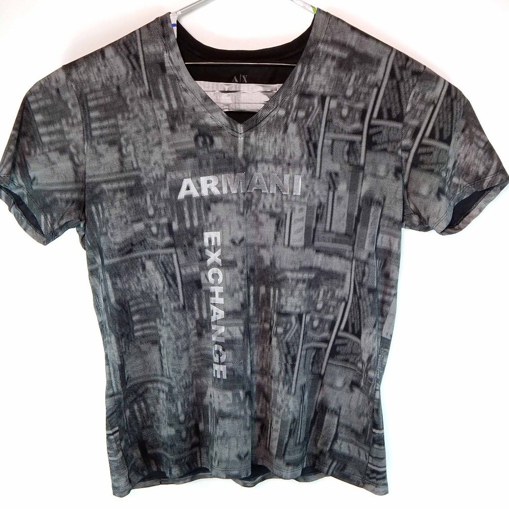 Armani Exchange Spell Out Logo Mens 2XL T-Shirt